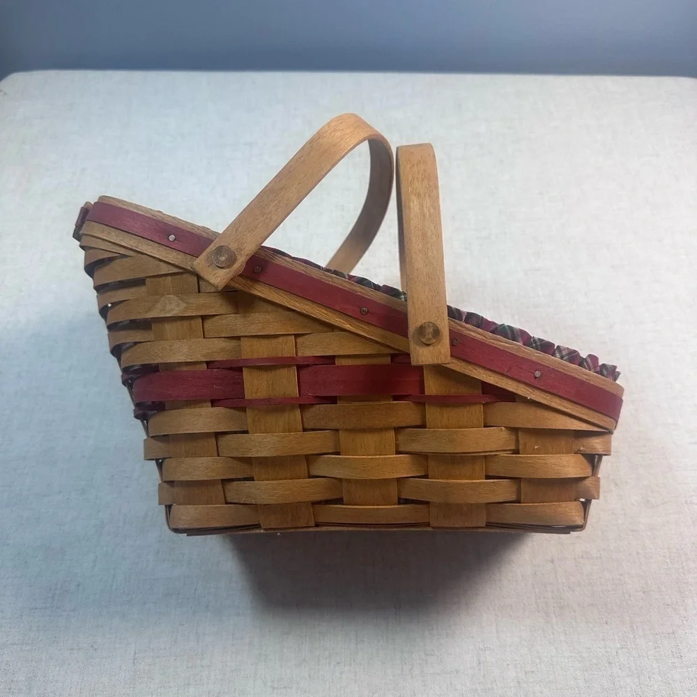 Longaberger 1991 Yuletide Traditions Sleigh Basket